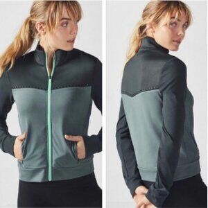 Fabletics Cleo Zip Front Mock Neck Athletic Jacket